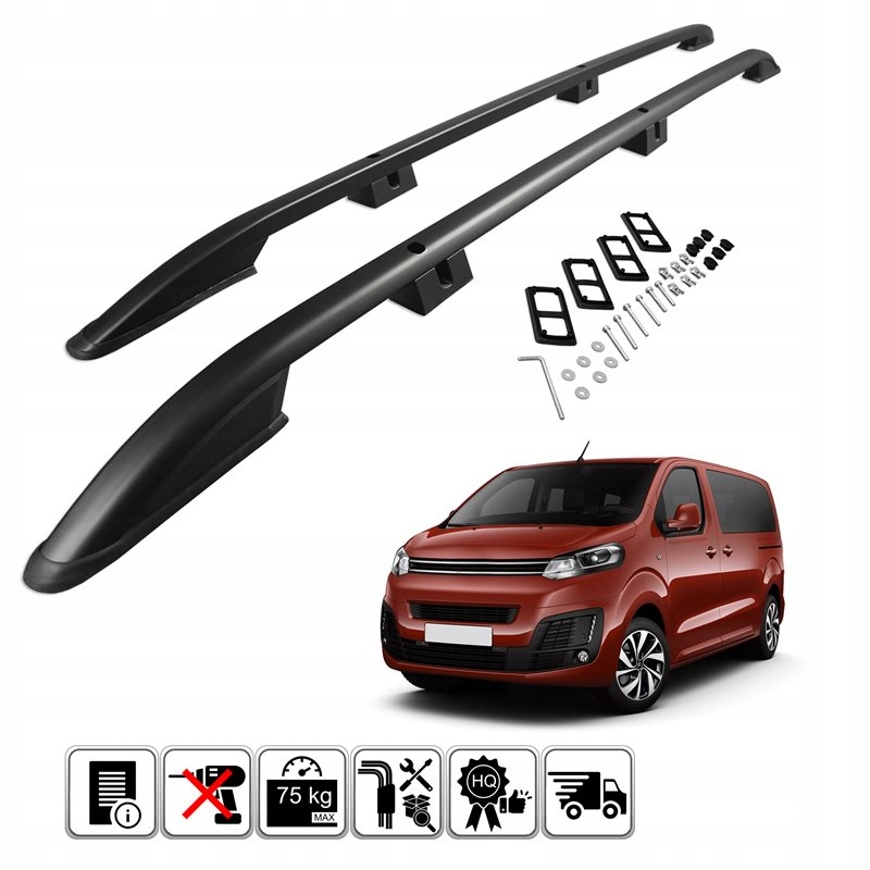 фото №1, Рейлінги дахові do citroen spacetourer довгий +2016