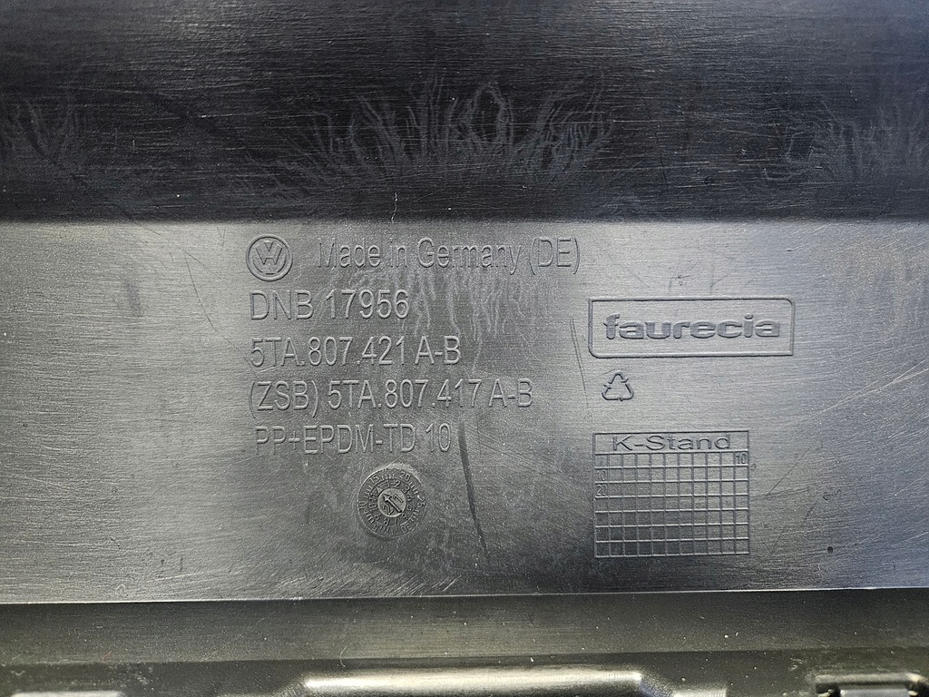 фото №8, Бампер задня задній vw touran ii lc7q pod 4xpdc 5t 5ta807421ab