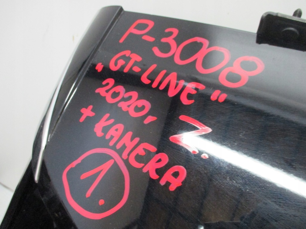 фото №7, Крышка багажника задняя peugeot 3008 ii gt-line камера