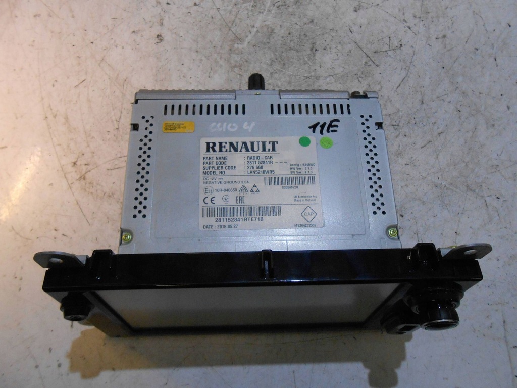 фото №1, Renault clio iv 4 дисплей навигации радио консоли радио 281152841r