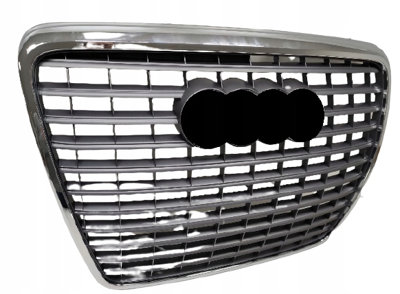 фото №4, Решётка радиатора решётка радиатора решётка w бампере хром audi a6 c6