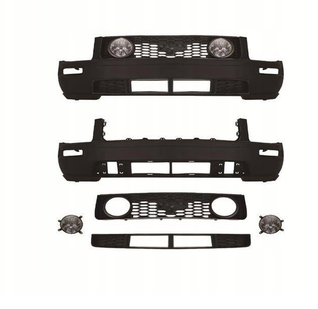 фото №1, Ford mustang gt 2005-2009 бампер передний комплект решётка радиатора противотуманные фары решётка