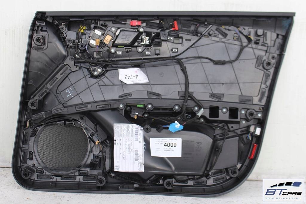 фото №13, Audi a4 kombi allroad обшивка обшивки двері дверні оббивка 8w 8w9 b9 шкіра