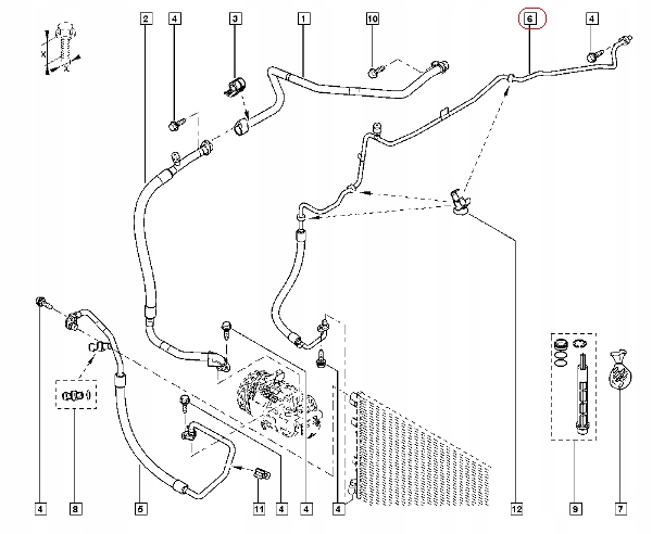 фото №1, Шланг кондиционера master movano iii 2,3dci 14-