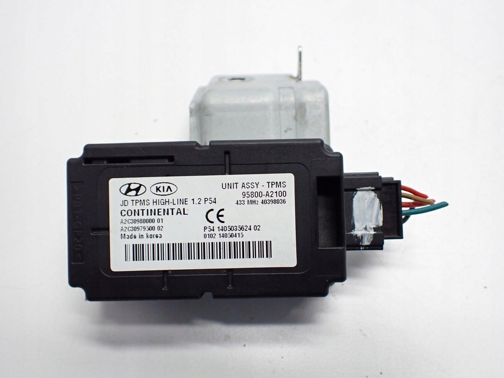 фото №1, Модуль блок управления tpms 95800-a2100 kia ceed ii 15r