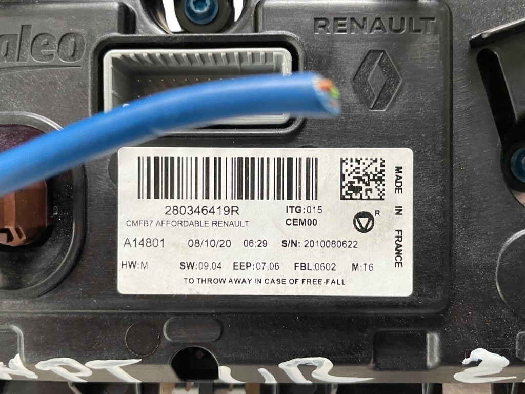 фото №4, Дисплей экран монитор renault captur ii 280346419r
