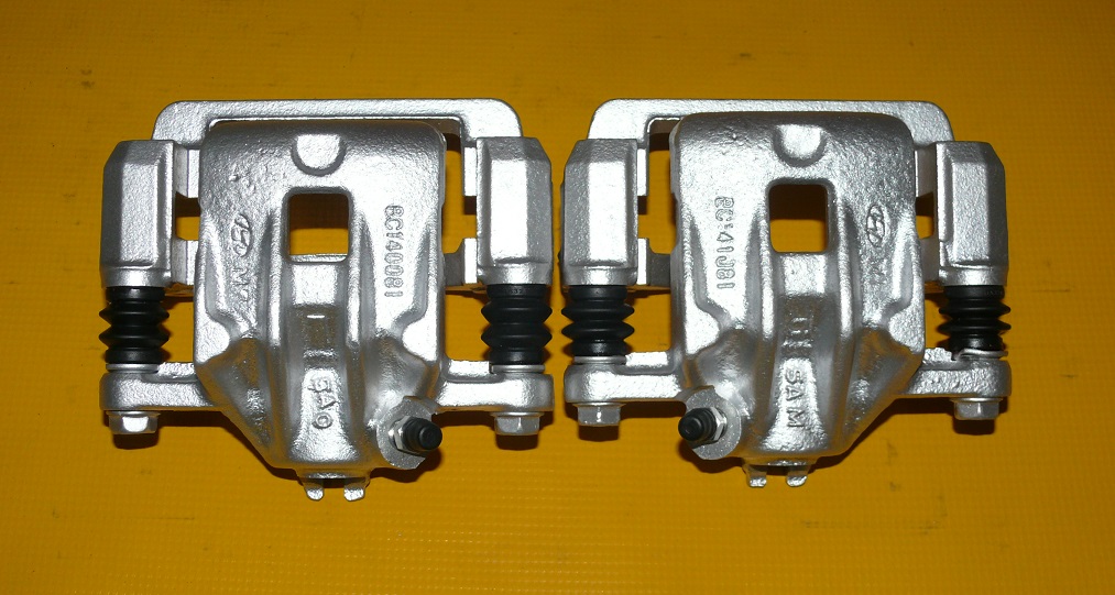 фото №9, Суппорты тормозные скоба левый правый задняя hyundai getz 262/10mm 02-11r.