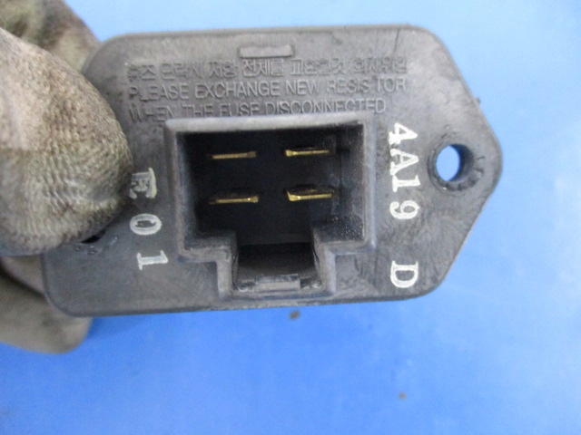 фото №5, Chevrolet aveo t200 воздуходувка воздуха резистор