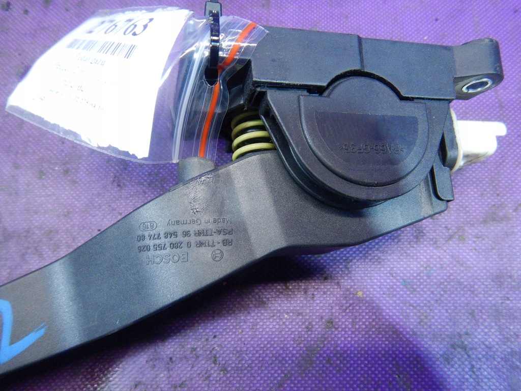 фото №4, Peugeot 206 02-09 1.4 hdi потенциометр педаль газа