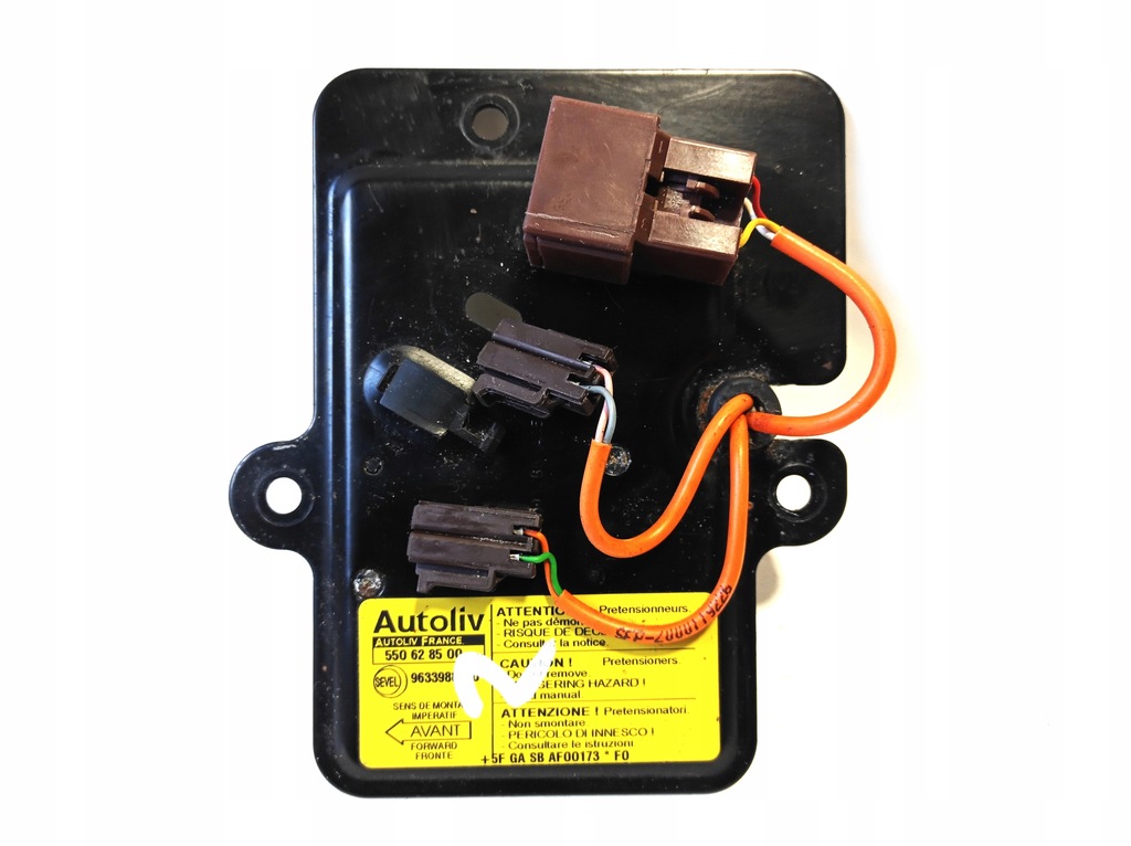 фото №1, Модуль датчик подушка безпеки citroen jumpy 550628500
