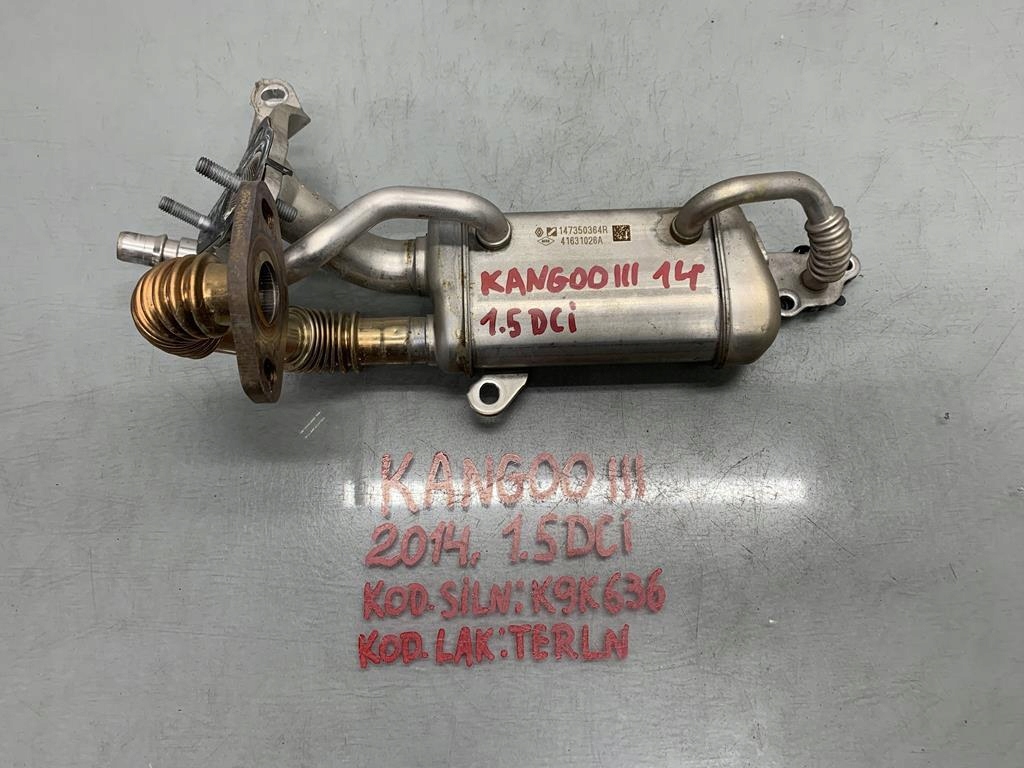 фото №1, Renault оригінальний номер 147350364r радіатор вихлопних газів