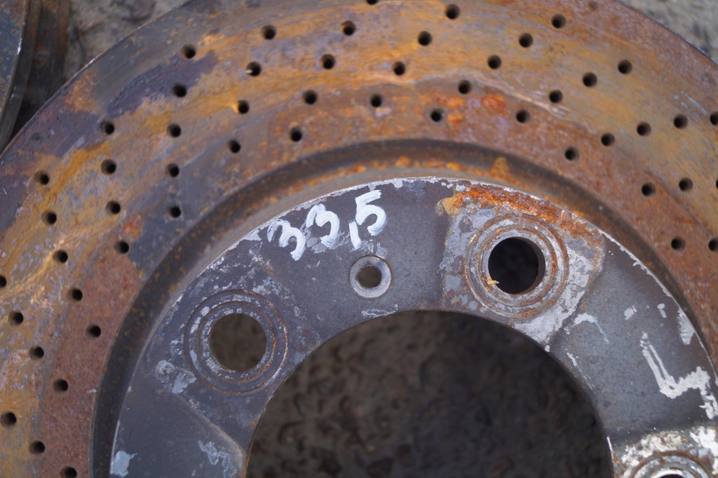 фото №7, Тормозные диски тормозные задняя porsche 911 997 330mm