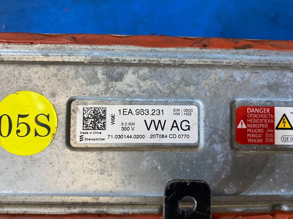 фото №7, Skoda enyaq iv vw id.4 id5 id.3 теплообменник тепла нагреватель wody 1ea963231