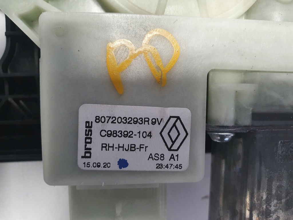 фото №2, Подъемник стекло правый перед renault captur ii 19-