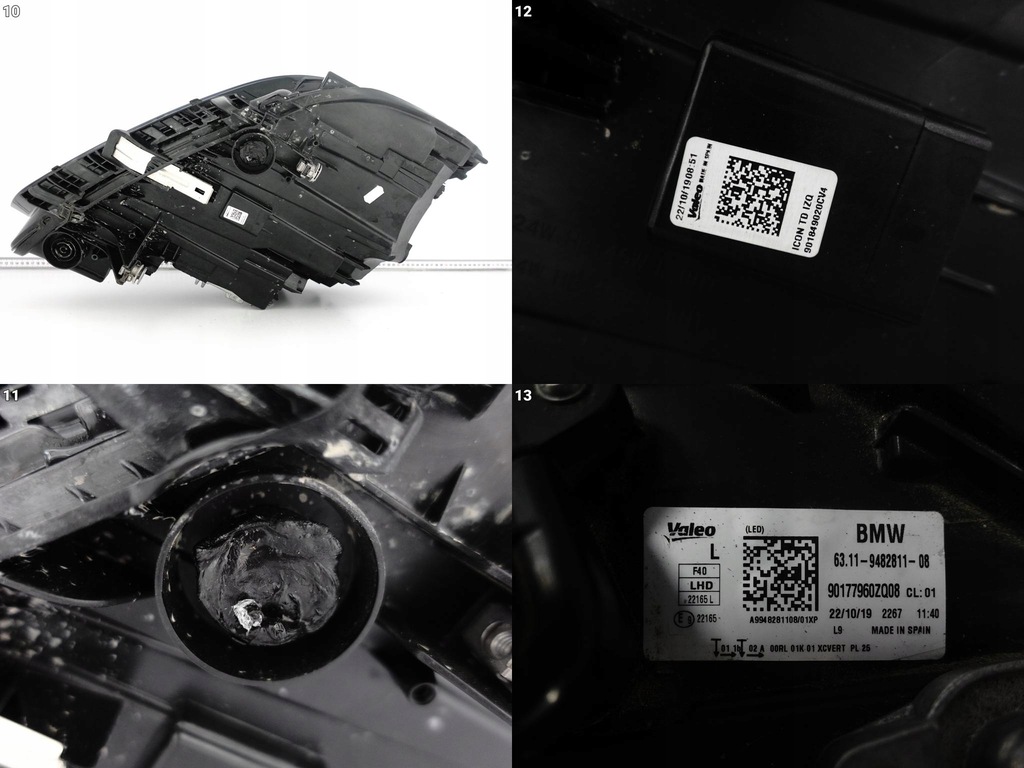 фото №11, Bmw 1 f40 19-24 full led лампа ліва перед комплектна europa