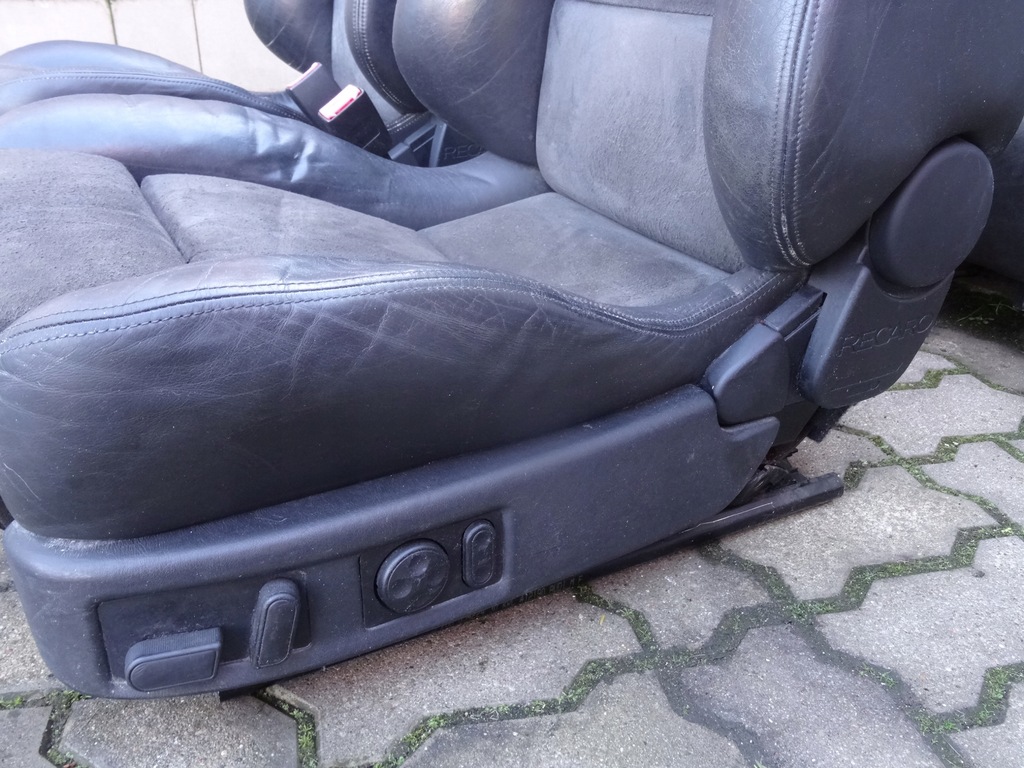 фото №8, Audi s8 d2 сидіння заднє сидіння шкіра alcantara recaro oryg