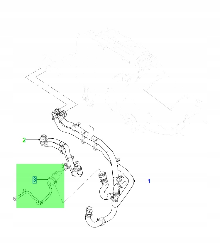 Клапан радіаторний обігрівача шланг jaguar xe f-pace velar 2.0p jx7318c553 Київ
