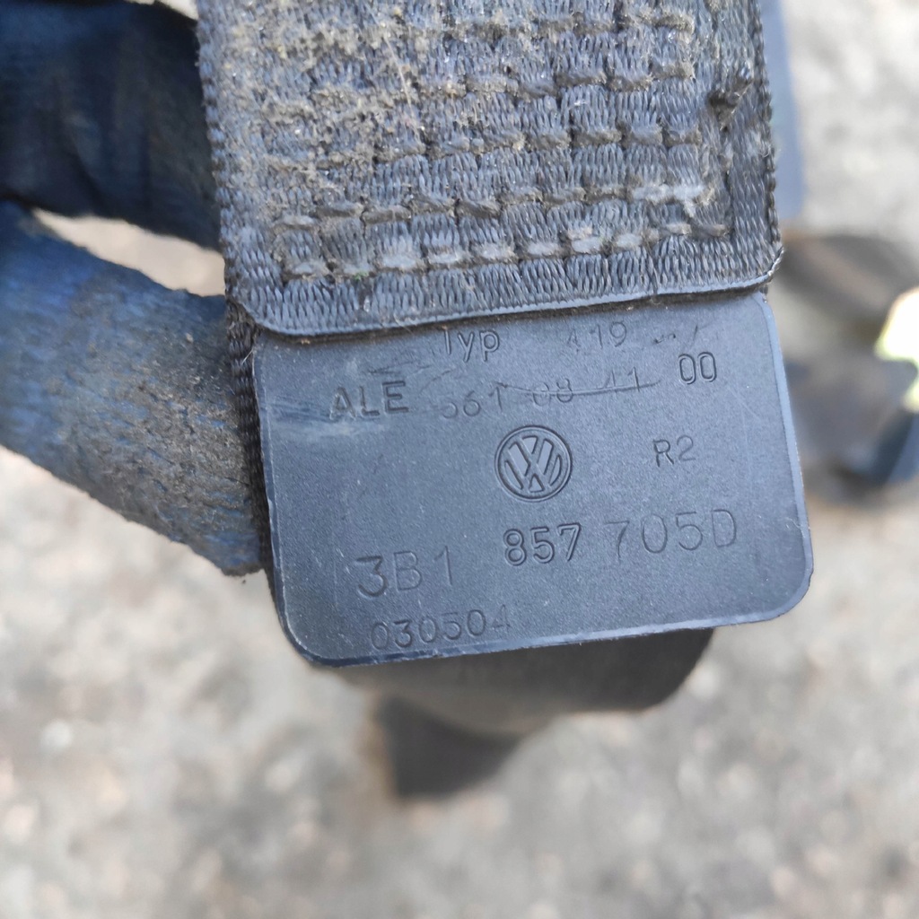 фото №8, Pas безпеки лівий правий перед skoda superb i 3b1857705d