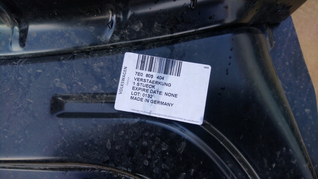 фото №5, Обшивка правое порог правый блок двигателя vw t5 t6 transporter 7e0805404