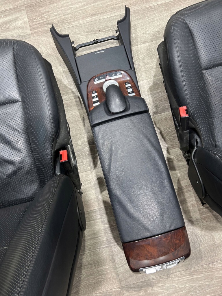 фото №8, Mercedes s w221 сиденья заднее сиденье обшивки вентиляция