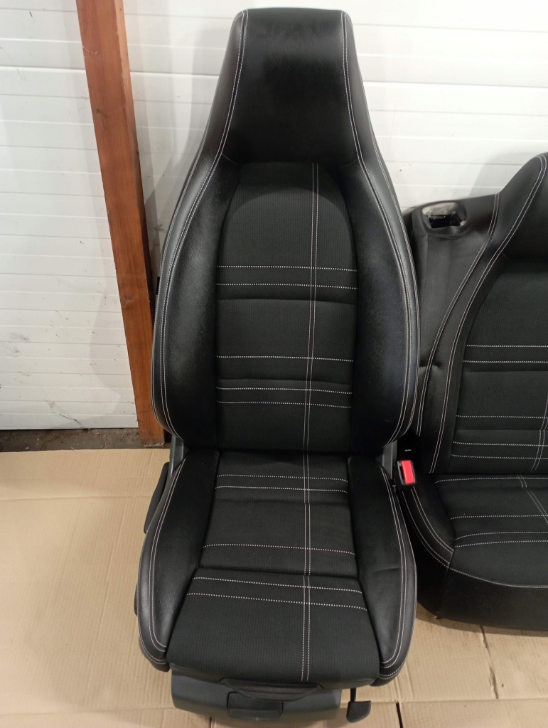 фото №9, Mercedes gla w156 сиденья сиденья заднее сиденье подогрев полукожа