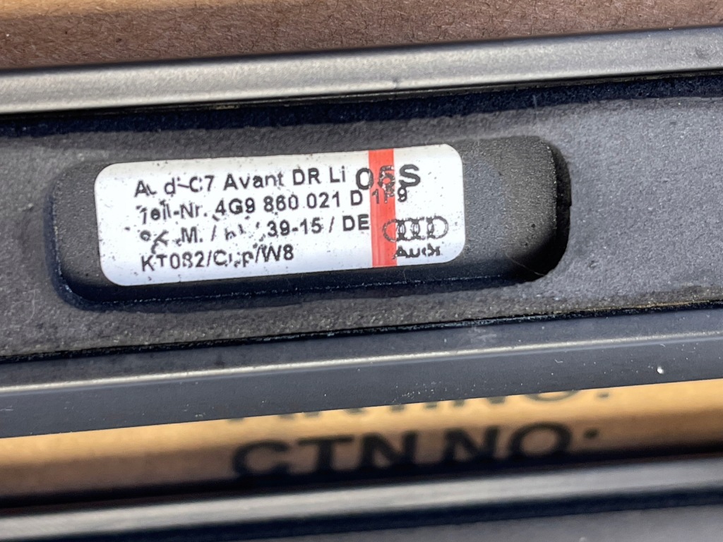 Рейлинги кровельные комплект audi a6 c7 рестайлинг  avant универсал s-line чёрные Доставка