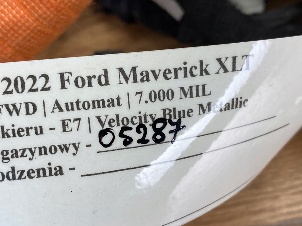 фото №9, Джгут трубопровід шланг кабель електропроводка салону ford maverick 2022+ usa