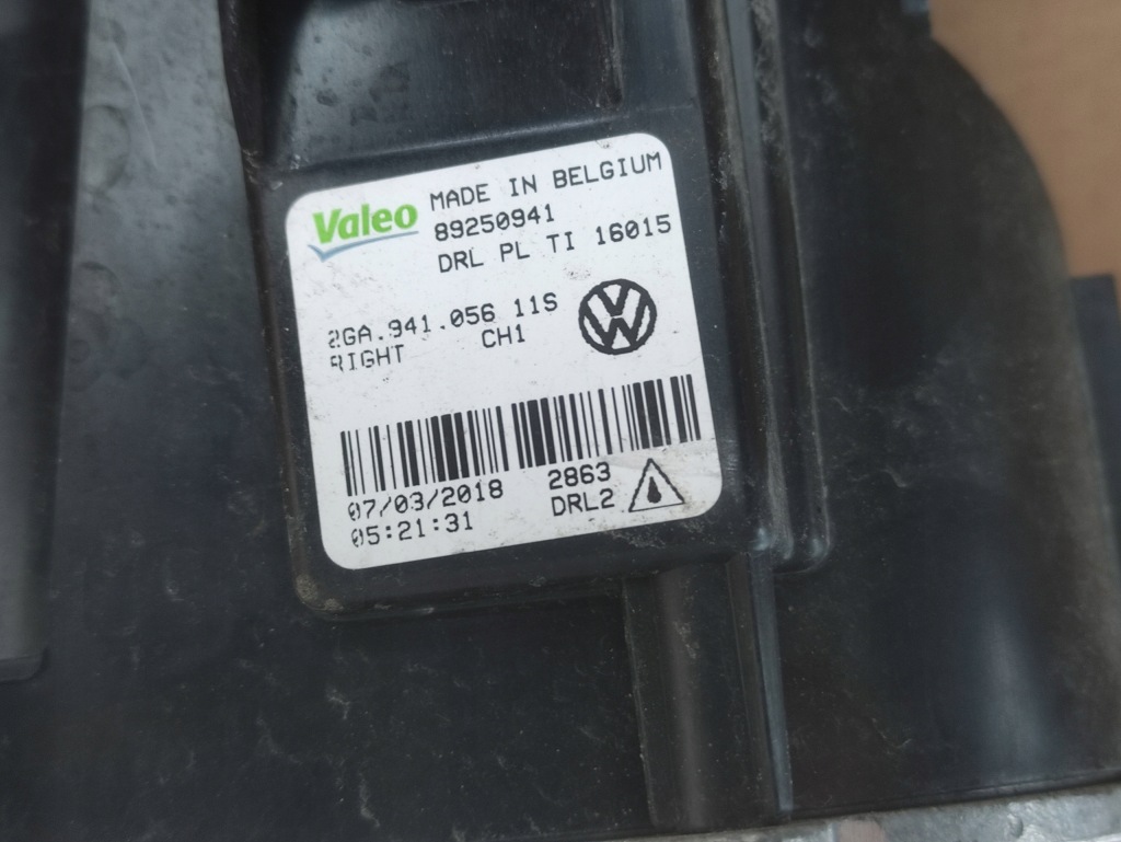 фото №4, Led do dziennej правый drl vw t-roc 2ga 2ga941056