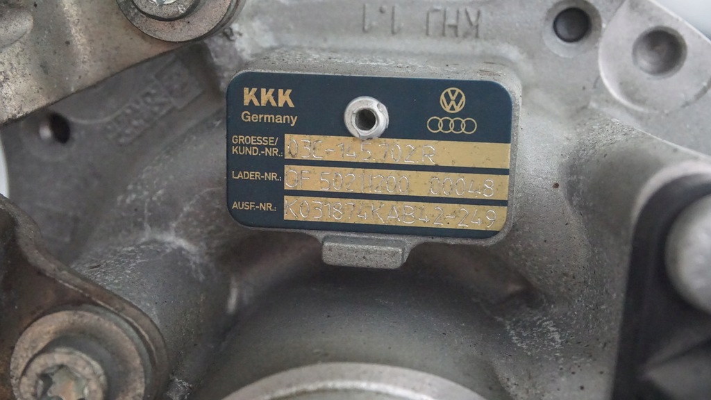 фото №12, Турбіна турбонагнітач 1.4 tsi 03c145702r