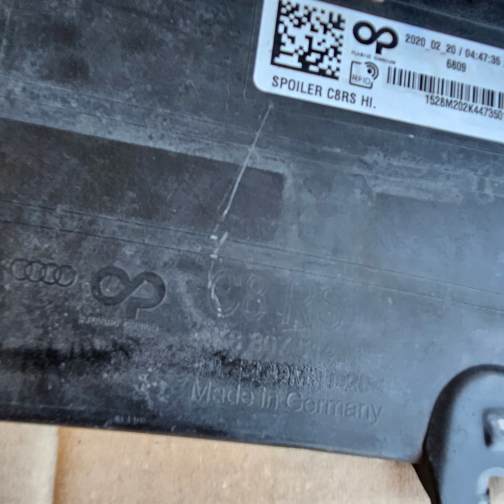 фото №11, Audi rs7 4k8 2019- спойлер накладка диффузор задняя задний 4k8807514