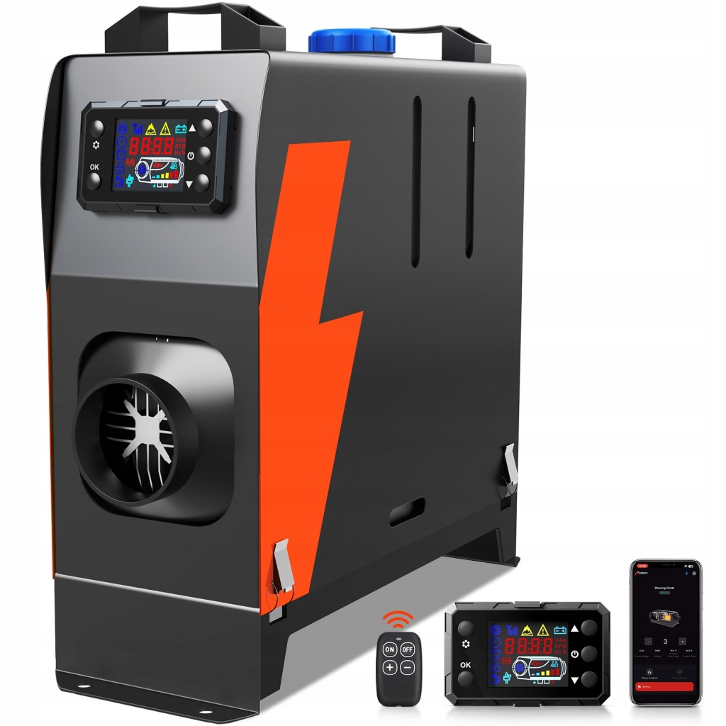 Купить Обогреватель стояночный 8kw 12/24v отопитель дизель webasto lcd bluetooth