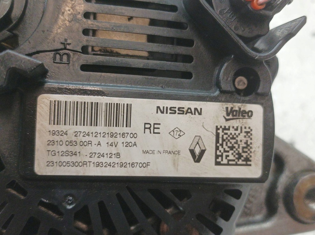 фото №5, Генератор 231005300r 1.3 tce dacia duster ii 2017-2024