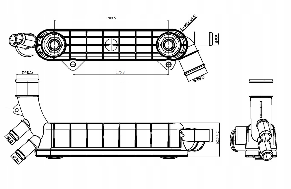 фото №16, Nrf 31316 радиатор масла, масло двигательный
