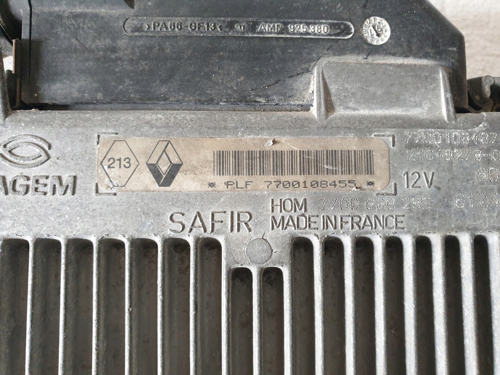 фото №2, Бортовий комп'ютер двигуна renault clio 7700108455