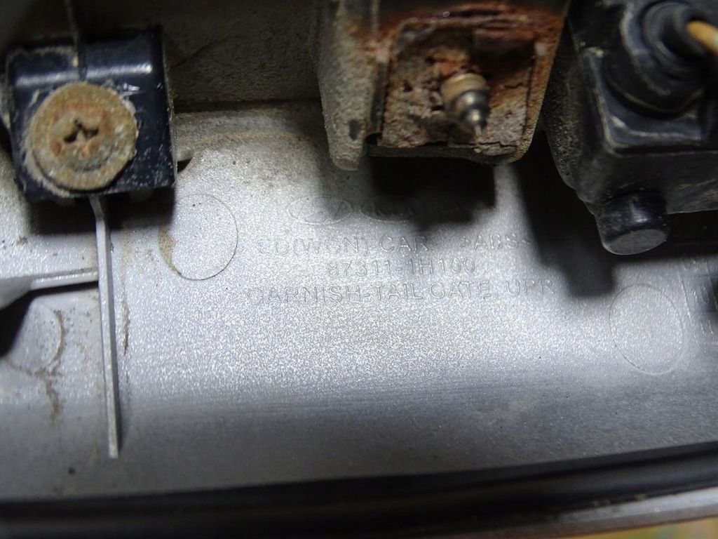 фото №14, Молдинг накладка кришки задня ліхтарі ручка kia ceed i sw kombi fl 2009-2012 - 9s