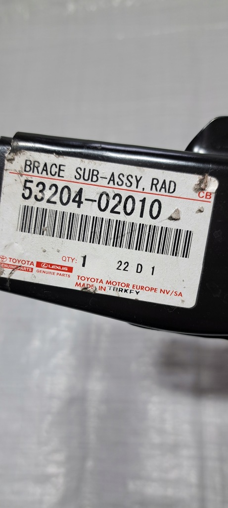 фото №8, Toyota avensis t27 кронштейн поперечина передний левый 53204-02010