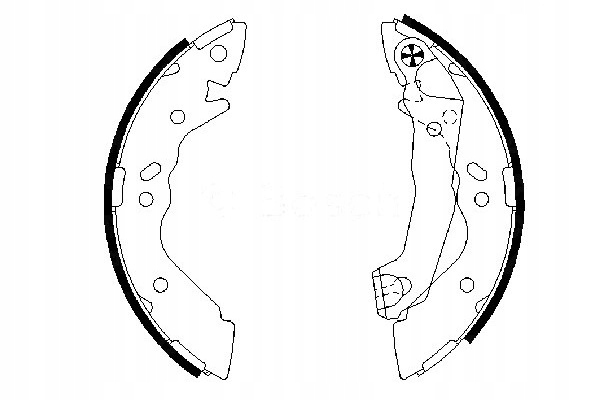 фото №1, Bosch тормозные колодки тормозные hyundai atos 1.0/1.1 02.98