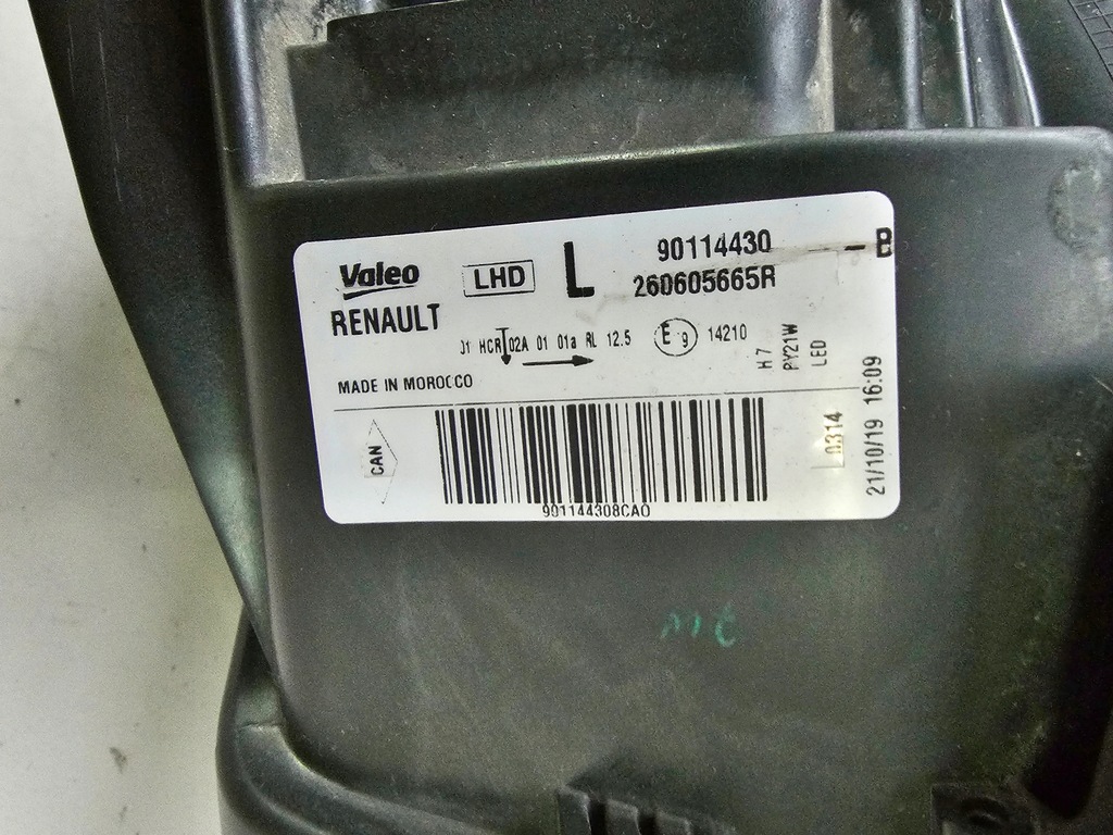 фото №15, Лампа перед передня ліва dacia sandero 2 ii lift logan ii 2 led 90114430