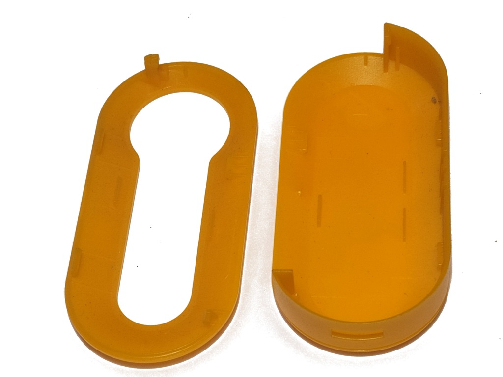 фото №3, Корпус ключ fiat помаранчевий