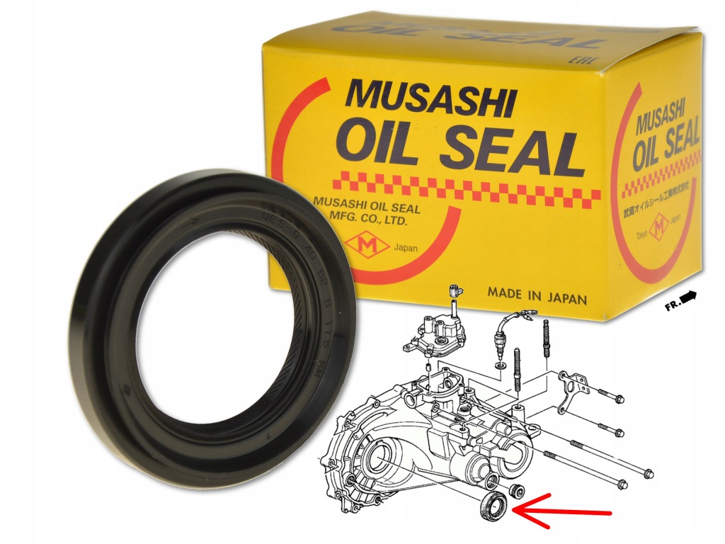 Купити Honda crx 87-92 ущільнювач піввісь правої musashi