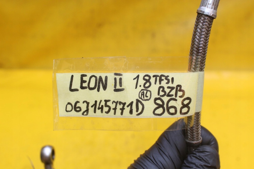 фото №7, Трубка масляная турбины seat leon ii 1.8 tfsi bzb skoda vw 06j145771d