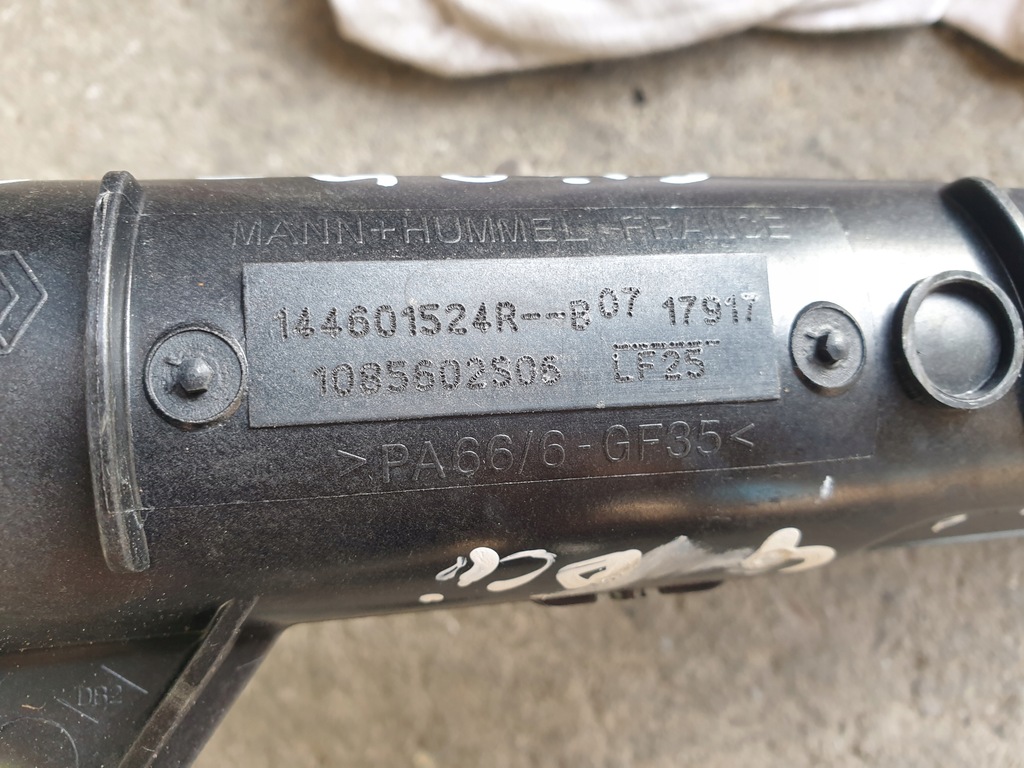 фото №3, Труба шланг воздухозаборник renault clio 4 iv 2014- 1.5 dci