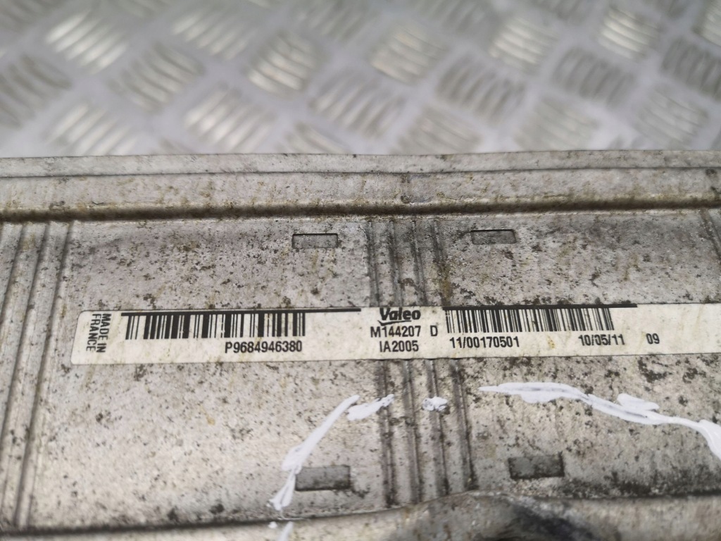 Peugeot 508 2011 радіатор повітря наддувний / інтеркулер Зі Шроту