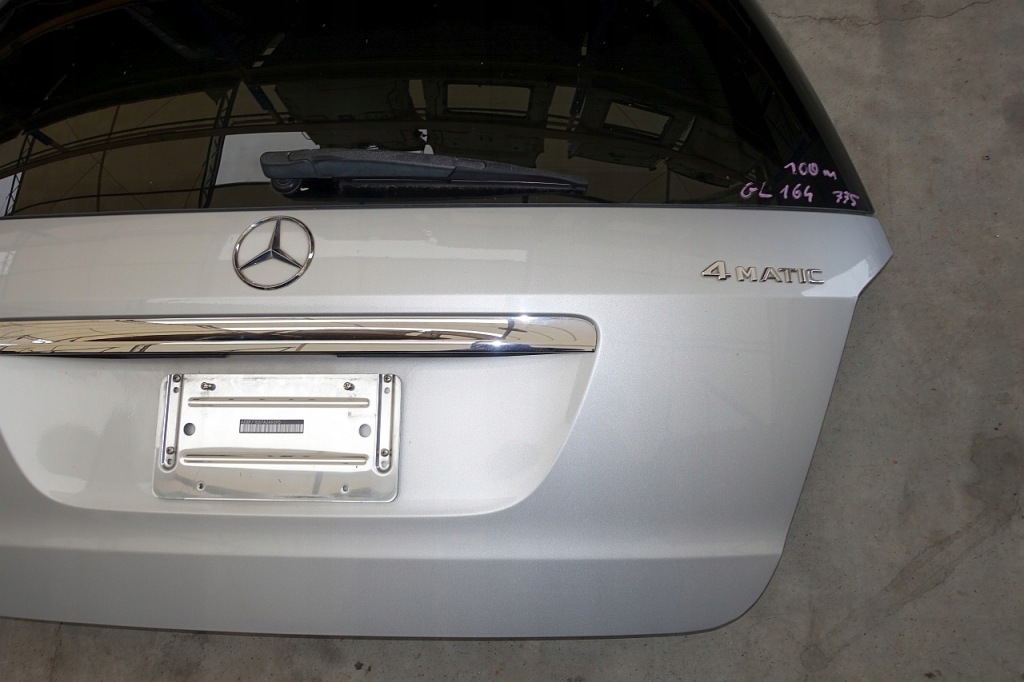 фото №6, Mercedes x164 gl кришка багажника задня задня 775 комплектна b.ładna gl164