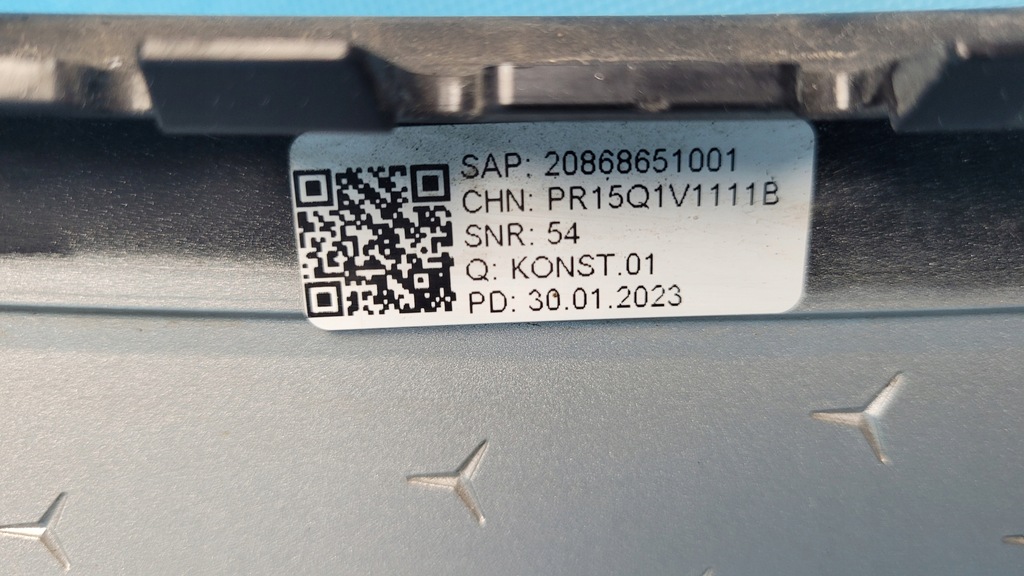 фото №13, Mercedes eqe w295 350+ 23r решётка радиатора радиатора решётка радиатора a2958883500