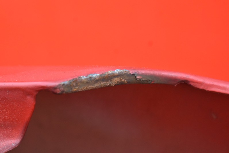 фото №15, Крила правий перед передній червоний ford transit 5 v 00-06