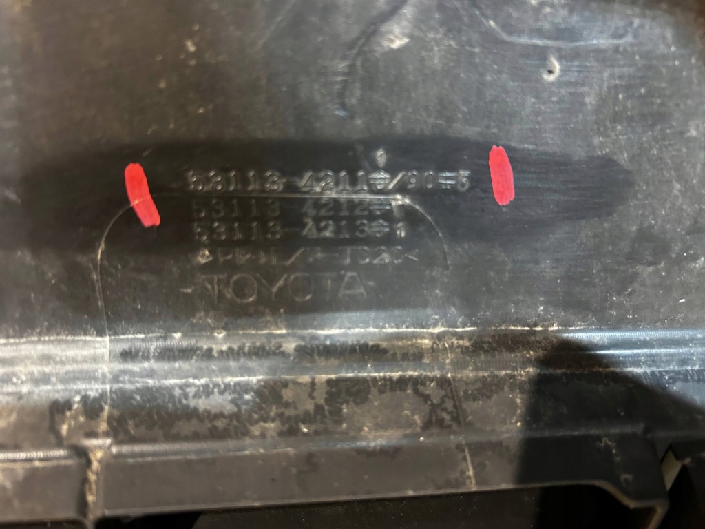 фото №9, Toyota rav-4 rav4 v 5 xa50 18- бампер перед передний решётка радиатора