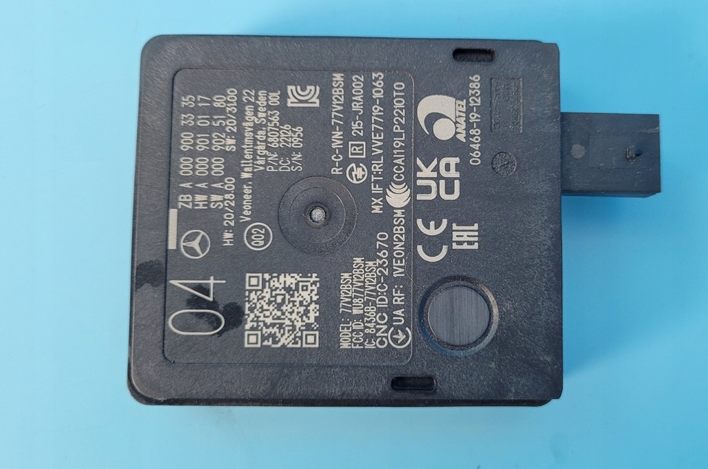 фото №9, Mercedes w206 c200 22r радар датчик distronic a0009003335 a0009010117