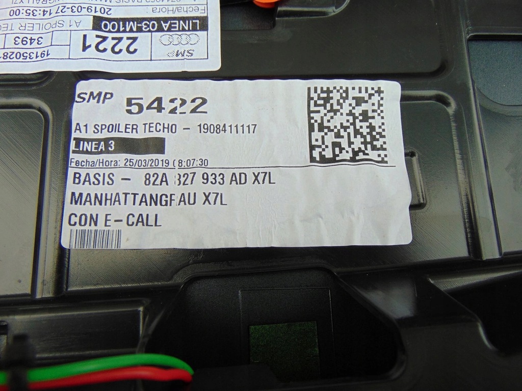 фото №15, Спойлер кришки багажника audi a1 s1 лампа стоп