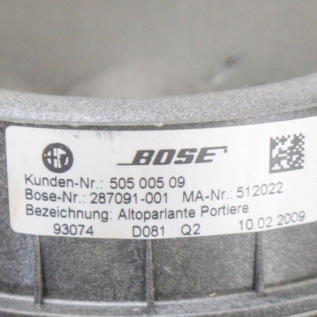 фото №6, Maserati granturismo 2009 левая сторона динамик дверь задних